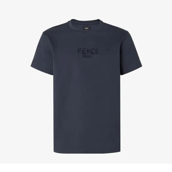 펜디 남성 라운드 반팔 티셔츠 - Fendi Mens Round Tshirt - fec13… - 1