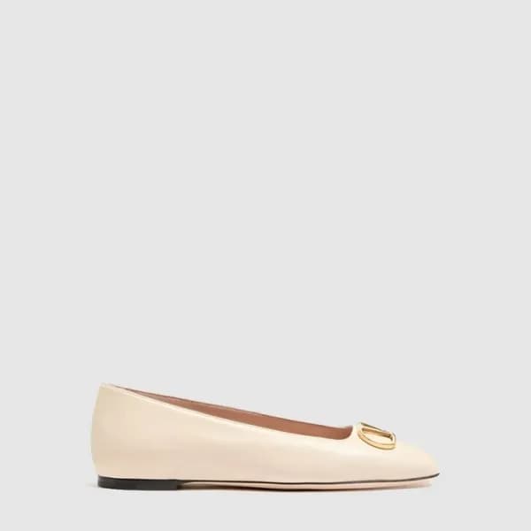 발렌티노 여성 나파 발레리나 - Valentino Womens Nappa Ballerina… - 1