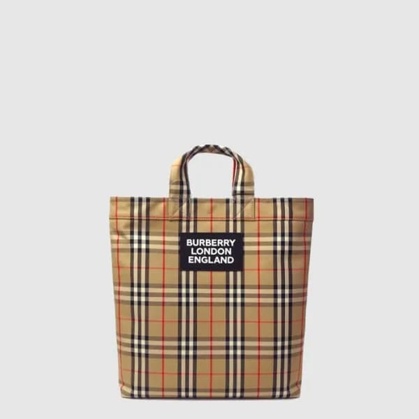 버버리 여성 빈티지 체크 핸드 백 - Burberry Womens Vintage Check… - 1