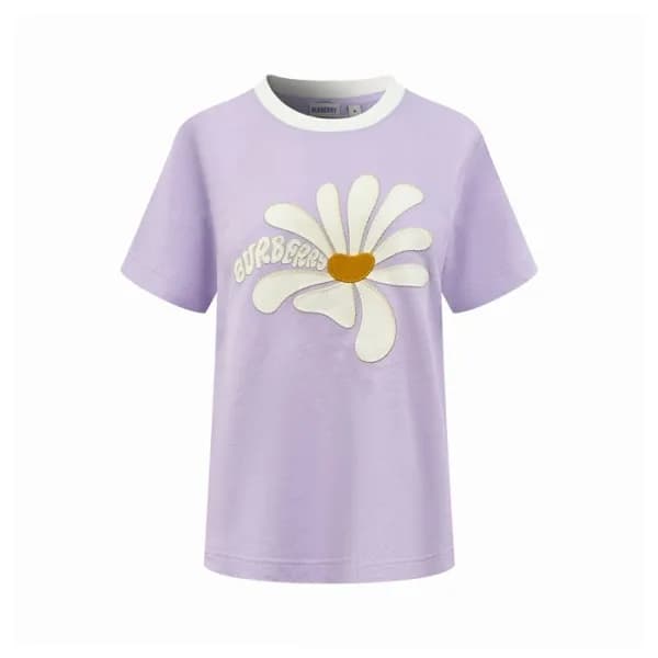 버버리 여성 반팔 티셔츠 - Burberry Womens Round Tshirt - buc… - 1