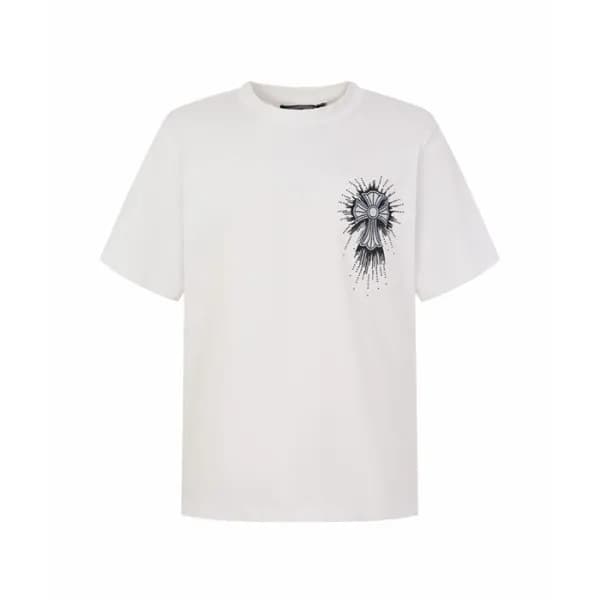 크롬하츠 남성 라운드 반팔티 - Chrom Hearts Mens Round Tshirt -… - 1