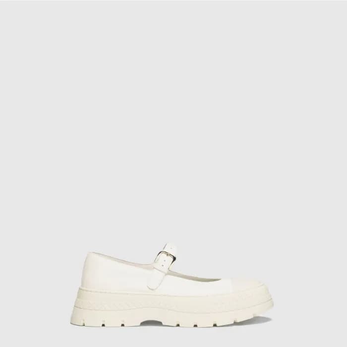 샤넬 여성 CC로고 플랫폼 메리제인 플랫 슈즈 - Chanel Womens CC Logo … - 1
