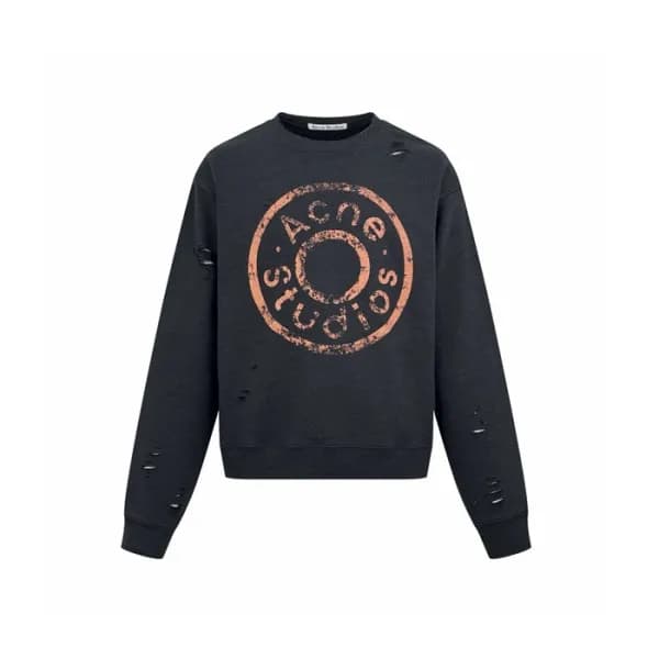 아크네 남성 라운드 긴팔티 - Acne Mens Round Tshirt - anc16606x - 1