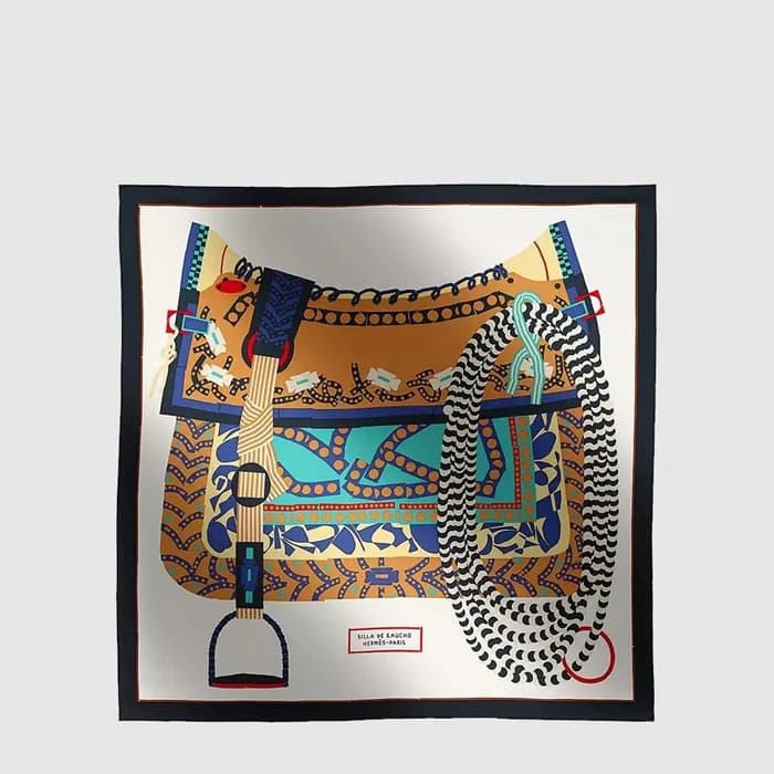에르메스 여성 실라 드 가우초 스카프 - Hermes Womens Silla de Gaucho Scarf - acc8835x - 1