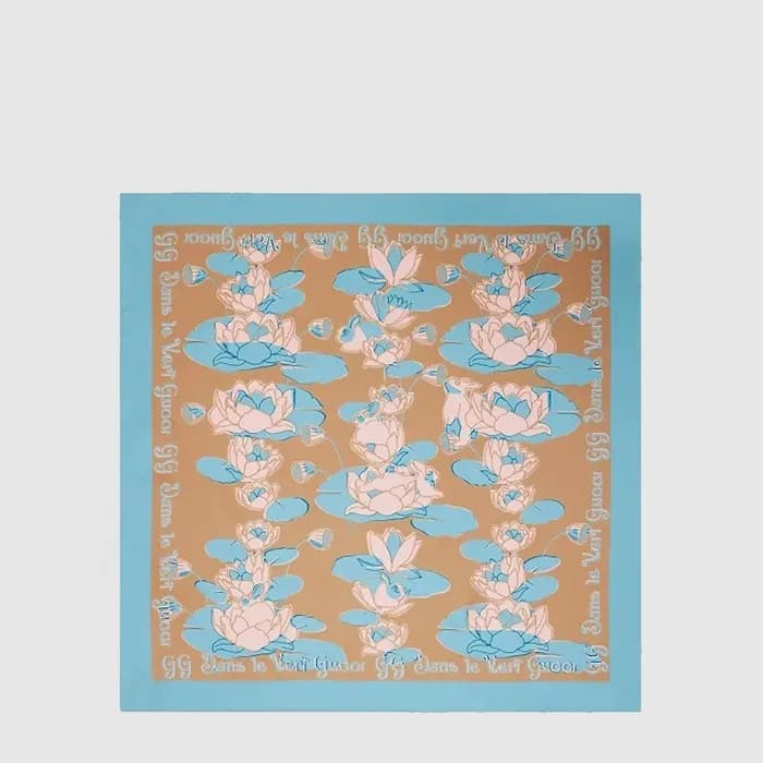 구찌 여성 프린트 트윌 스카프 - Gucci Womens Printed Twill Scarf - acc8973x - 1
