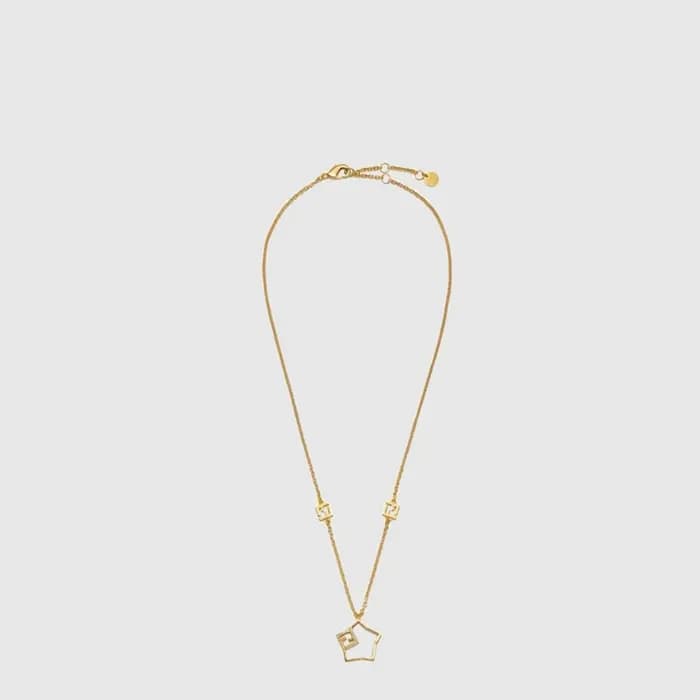 펜디 여성 F 이즈 네크리스 - Fendi Womens F Is Necklace - acc10343x - 1