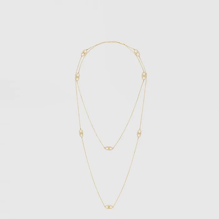 셀린느 여성 마이용 트리옹프 네크리스 - Celine Womens Maillon Triomphe Necklace - acc10583x - 1