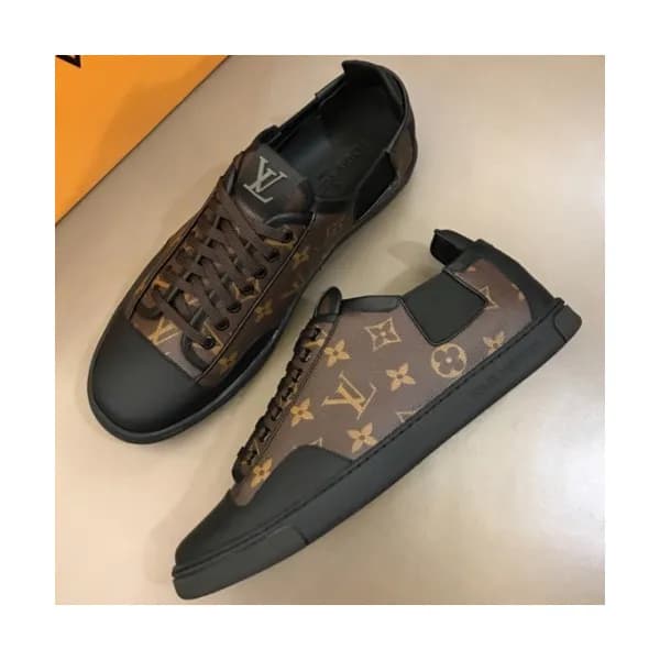 LOUIS VUITTON 2018 MENS LEATHER SKEAKERS - 루이비통 남성… - 1