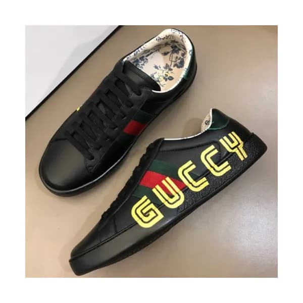 GUCCI 2018 MENS LEATHER SKEAKERS - 구찌 남성 레더 스니커즈 G… - 1