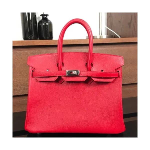 Hermes Birkin Epsom Leather Tote Shoulder Bag ,25c… - 1