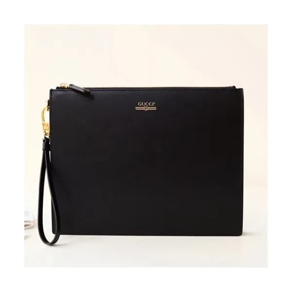 Gucci Leather Clutch Bag ,28CM - 구찌 레더 남여공용 클러치백 5… - 1