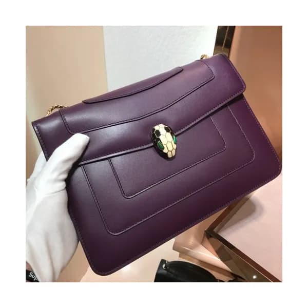Bvlgari Serpenti Forever Chain Shoulder Bag,28CM -… - 1