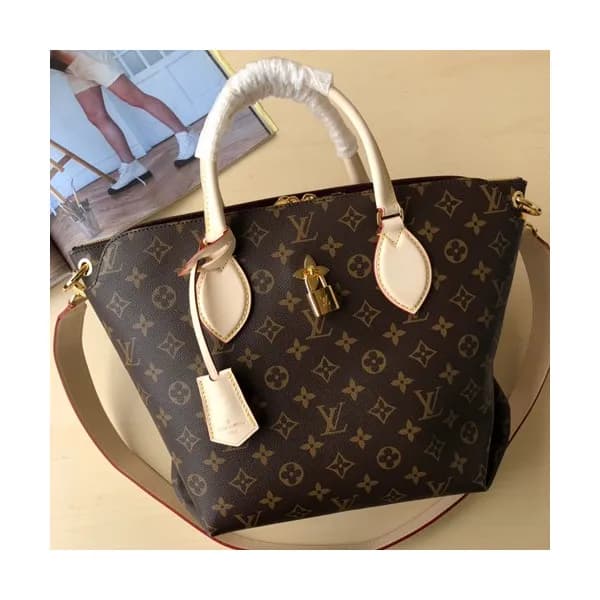 Louis Vuitton Monogram Flower Zipped Tote Shoulder… - 1
