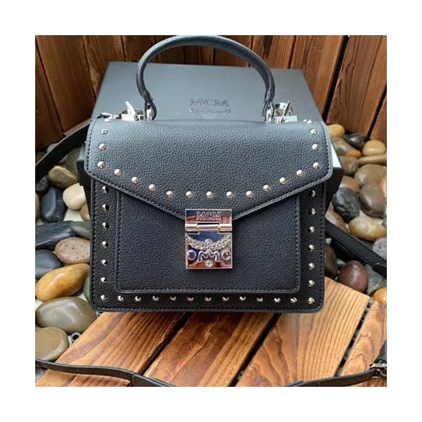 MCM Patricia Leather Tote Shoulder Bag,21cm - 엠씨엠 … - 1