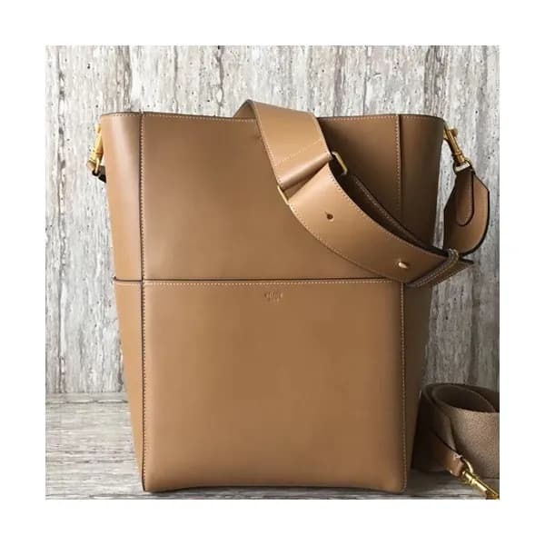 Celine Leather Sangle Shoulder Bag,33CM - 셀린느 레더 상… - 1