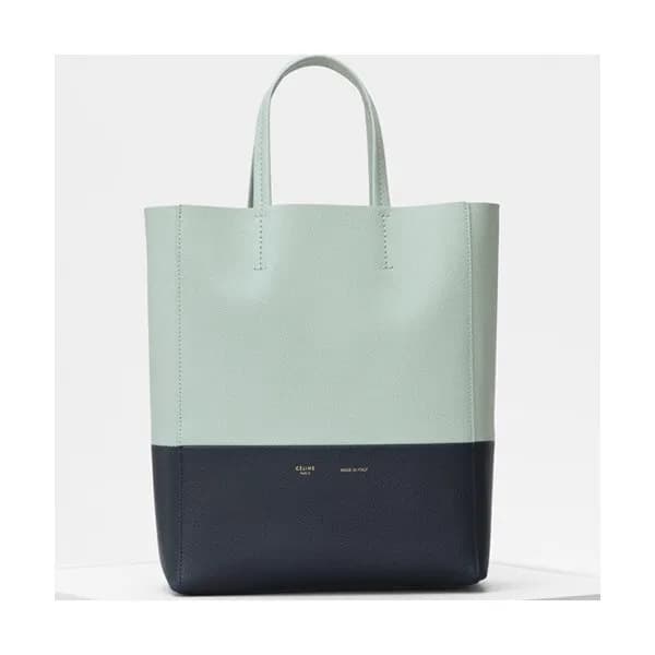 Celine Vertical Cabas Leather Tote Shoulder Bag,28… - 1