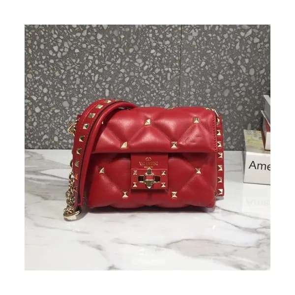 Valentino 2019 Leather Garavani CandyStud Mini Cha… - 1