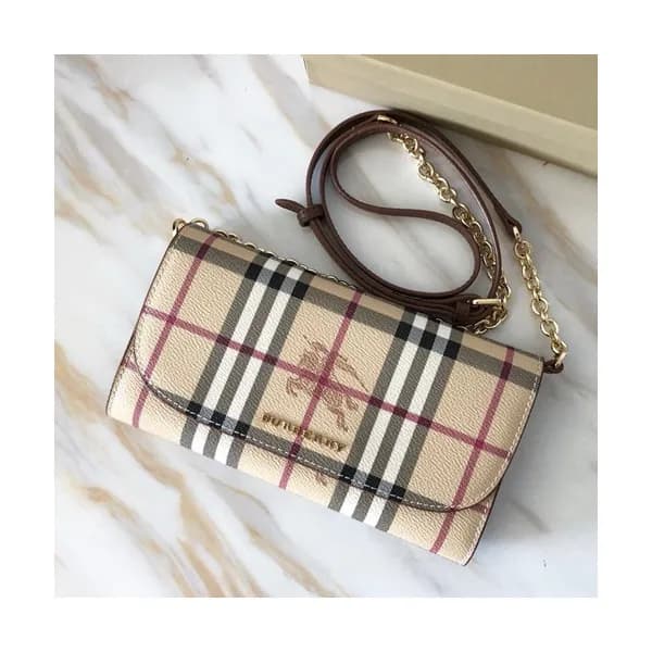 Burberry 2019 Wallet Clutch Chain Shoulder Cross B… - 1