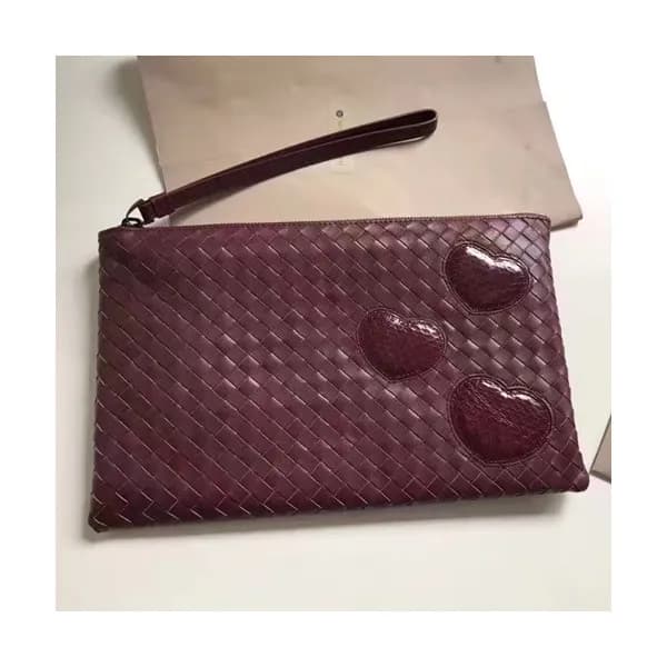 Bottega Veneta 2019 Leather Clutch Bag,26cm - 보테가 … - 1