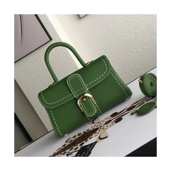 Delvaux 2019 Leather Tote Shoulder Bag,28s CM - 델보… - 1