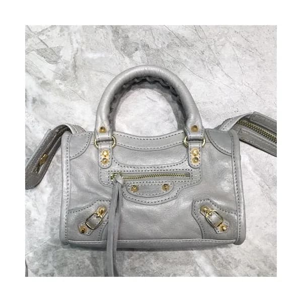 Balenciaga 2019 City Leather Super Mini Tote Shoul… - 1