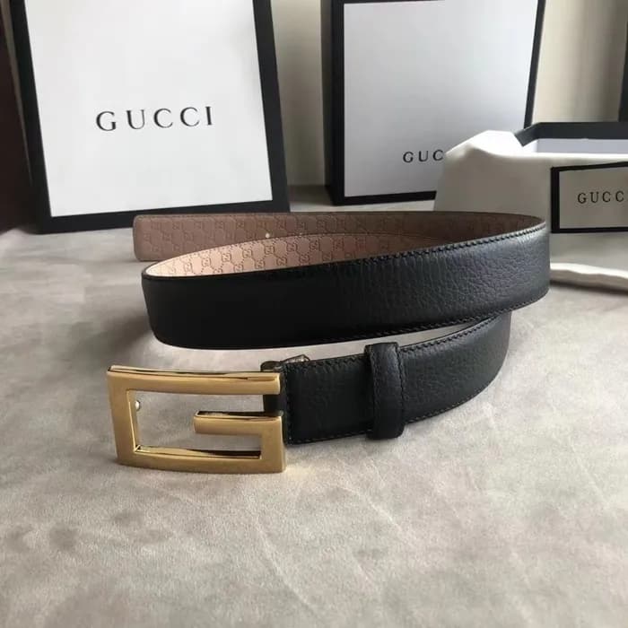 Gucci 2023 Man Leather Belt - 구찌 2023 남성용 레더 벨트 GU… - 1
