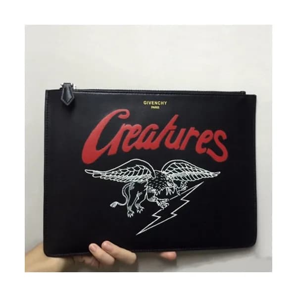 Givenchy 2019 Leather Clutch Bag,30cm - 지방시 2019 레… - 1
