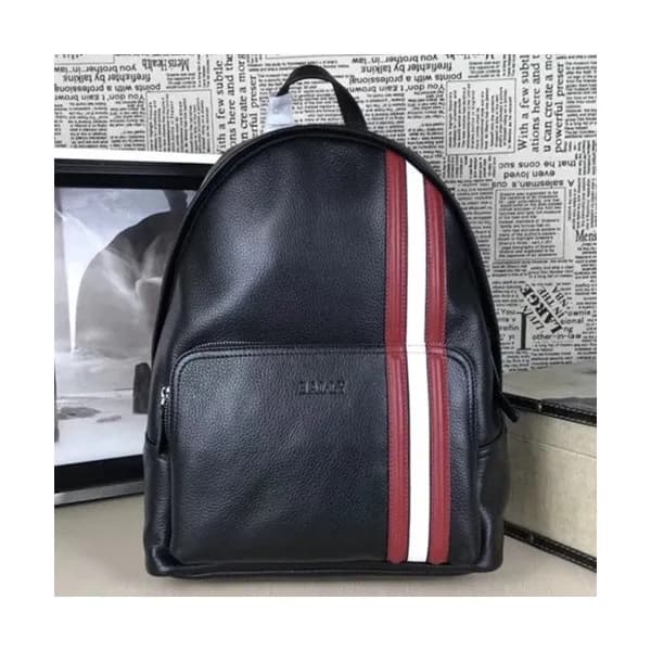 Bally 2019 Leather Back Pack,42cm - 발리 2019 레더 남성… - 1