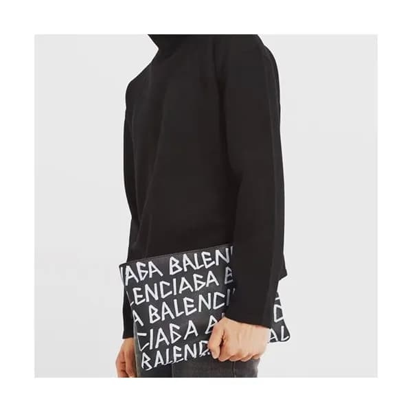 Balenciaga 2019 Leather Clutch Bag,34CM - 발렌시아가 20… - 1