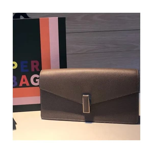 Valextra 2019 Epsom Leather Shoulder Bag,25CM - 발렉… - 1
