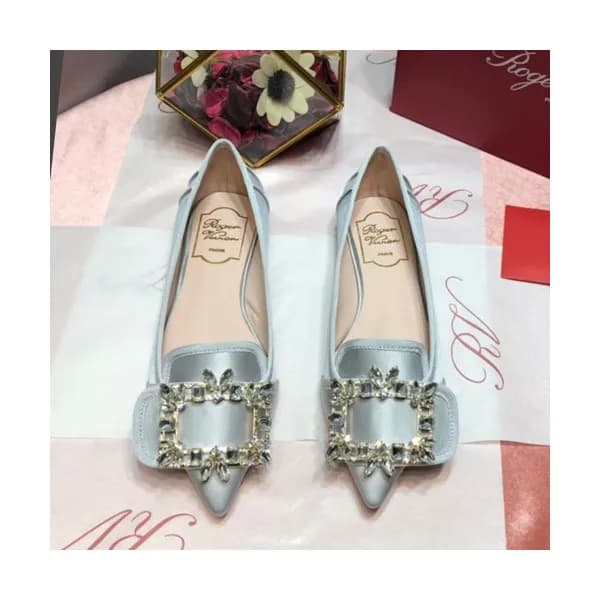 Roger Vivier 2019 Ladies Silk Flat Shoes - 로저비비에 2… - 1
