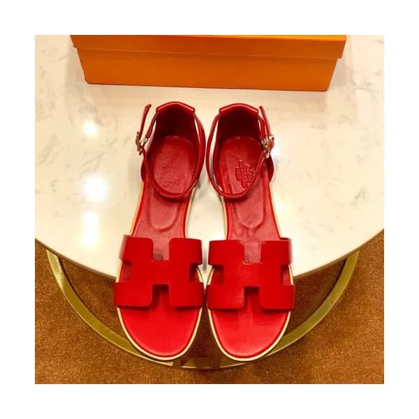 Hermes 2019 Ladies Leather Sandal - 에르메스 2019 여성용… - 1
