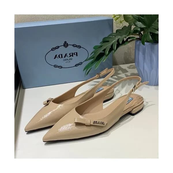 Prada 2019 Ladies Leather Slingback - 프라다 2019 여성용… - 1