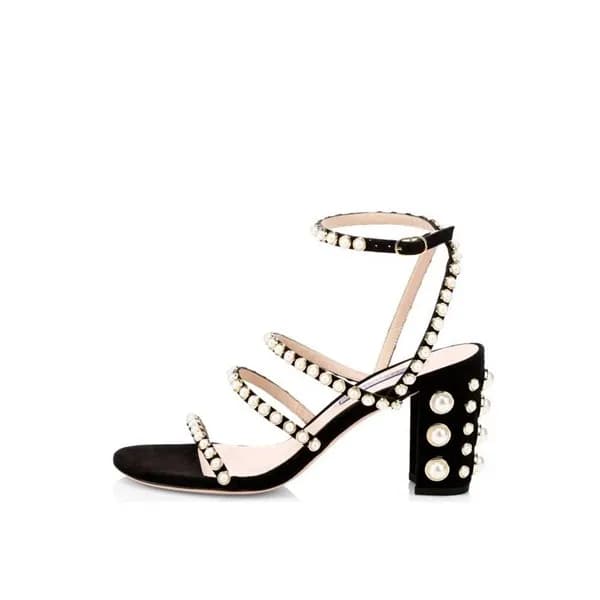 Stuart Weitzman 2019 Ladies Suede High Heel Sandal… - 1
