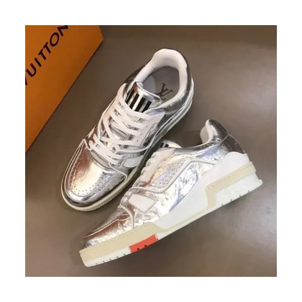 Louis vuitton 2019 Mens Leather Sneakers - 루이비통 2… - 1