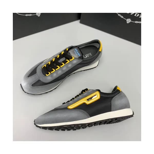 Prada 2019 Mens Leather Sneakers - 프라다 2019 남성용 레더… - 1