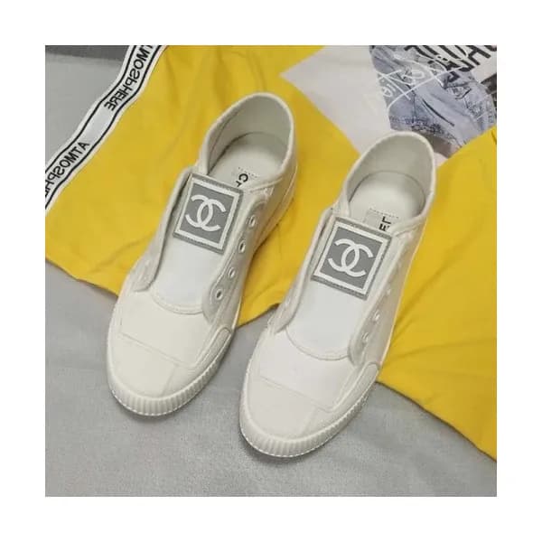 Chanel 2019 Ladies Canvas Sneakers - 샤넬 2019 여성용 캔… - 1
