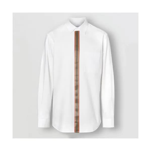 Burberry 2019 Mens Vintage Logo Slim Fit Cotton sh… - 1