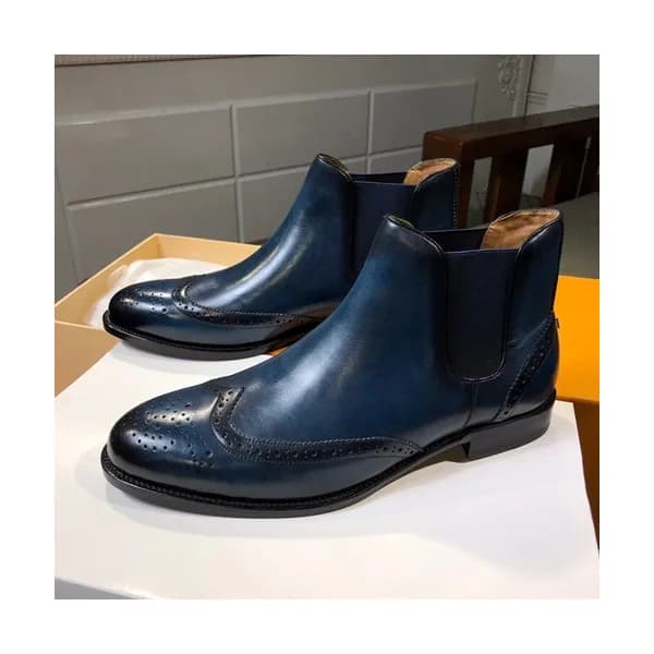 Louis vuitton 2019 Mens Leather Boots - 루이비통 2019 … - 1