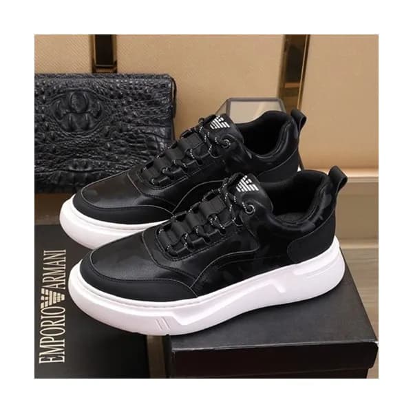 Armani 2019 Mens Leather Sneakers - 알마니 2019 남성용 … - 1