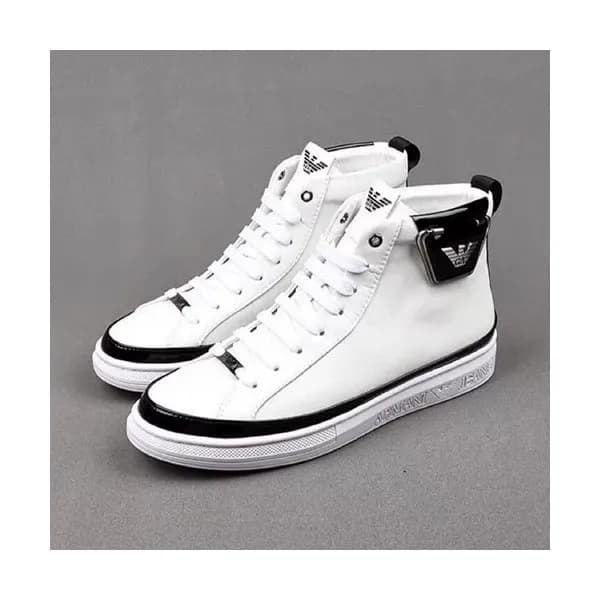 Armani 2019 Mens Leather Sneakers - 알마니 2019 남성용 … - 1