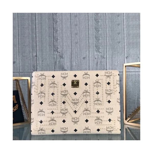 MCM 2019 Visetos Clutch Bag,29cm - 엠씨엠 2019 남여공용 비… - 1