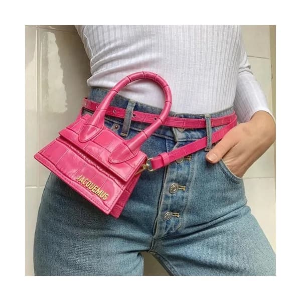 Jacquemus 2019 Leather Mini Tote Shoulder Cross Ba… - 1