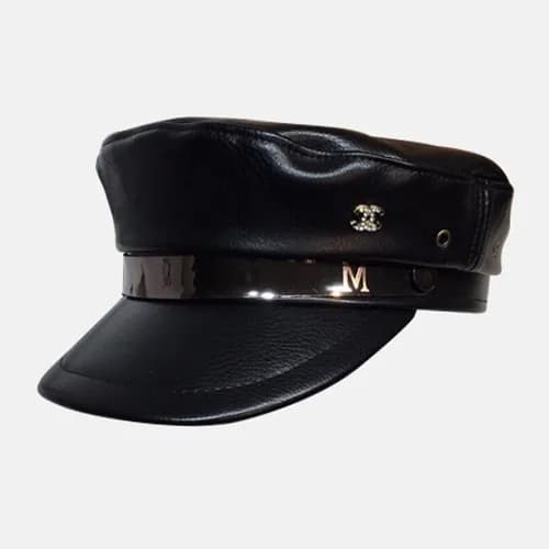 Chanel 2019 Ladies Leather Cap - 샤넬 2019 여성용 레더 모자… - 1