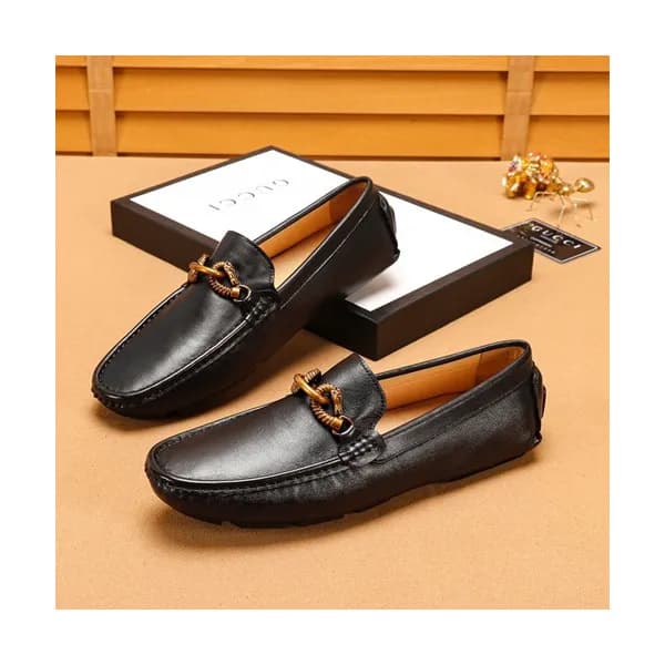 Gucci 2019 Mens Leather Loafer - 구찌 2019 남성용 레더 로퍼… - 1