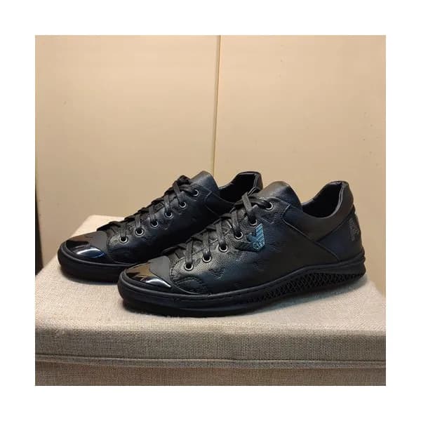 Armani 2019 Mens Leather Sneakers - 알마니 2019 남성용 … - 1