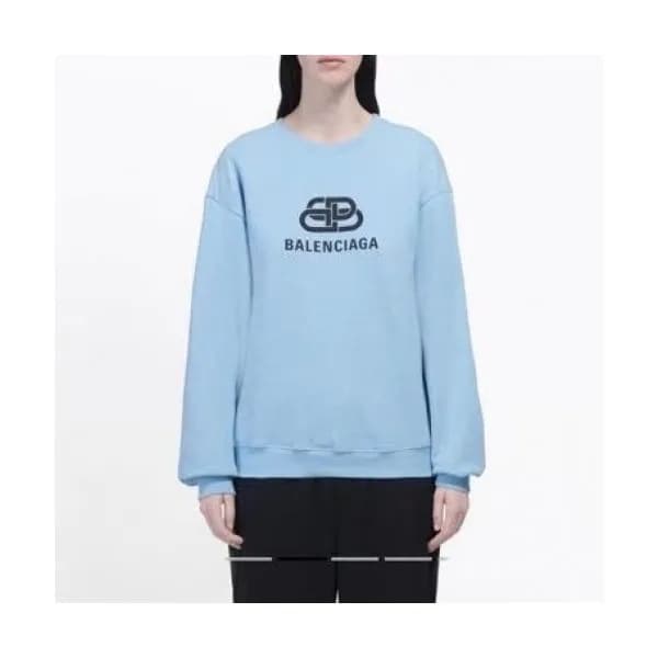 [발렌시아가]Balenciaga 2020 Mens Logo Crew-neck Cotton … - 1