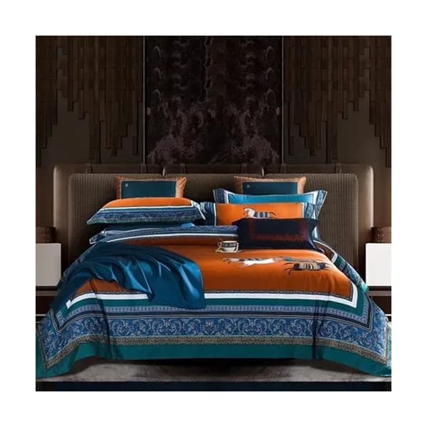 Hermes 2020 Supima Cotton Bedding 4 Set - 에르메스 202… - 1
