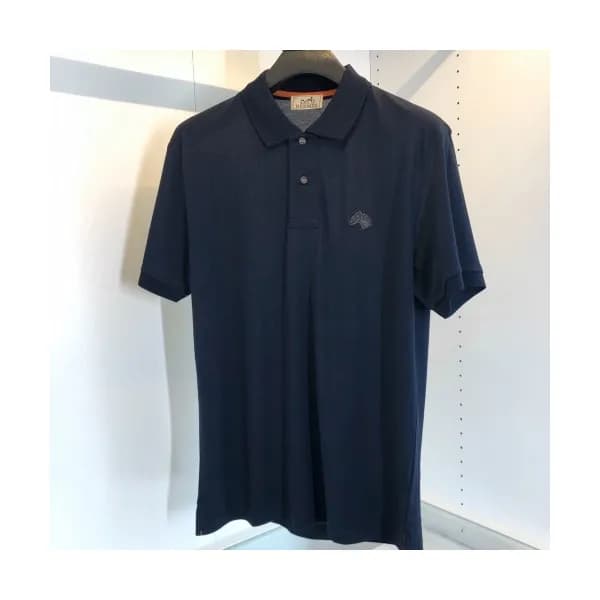 [에르메스]Hermes 2020 Mens Silket Short Sleeved Polo T… - 1