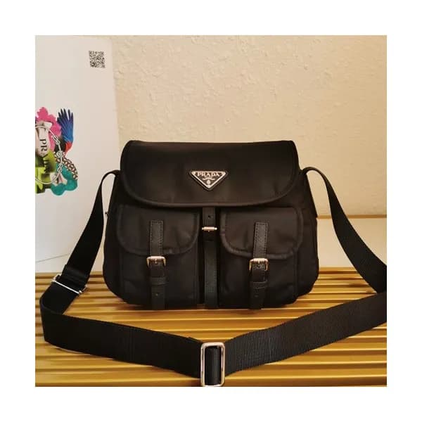 Prada 2020 Nylon Messenger Shoulder Bag,30CM - 프라다… - 1